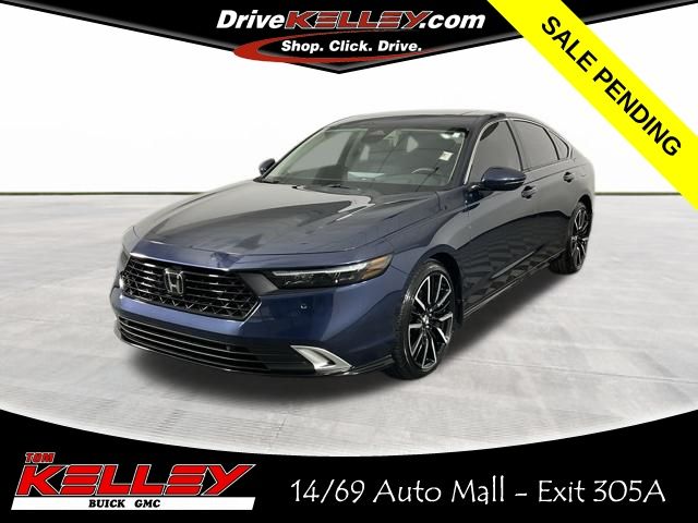 Canyon River Blue Metallic 2024 Honda Accord Hybrid Touring FWD Sedan Front-Wheel Drive Continuously Variable Transmission