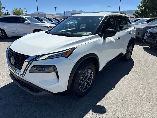 Glacier White 2023 Nissan Rogue SUV / Crossover All-Wheel Drive Continuously Variable Transmission