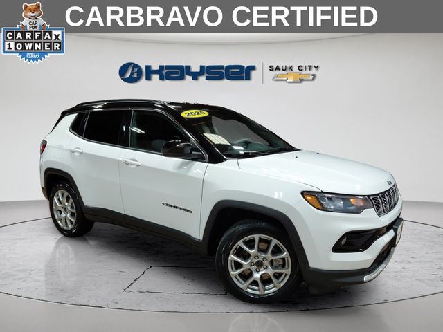 Bright White Clearcoat 2025 Jeep Compass SUV / Crossover Four-Wheel Drive 8-Speed Automatic
