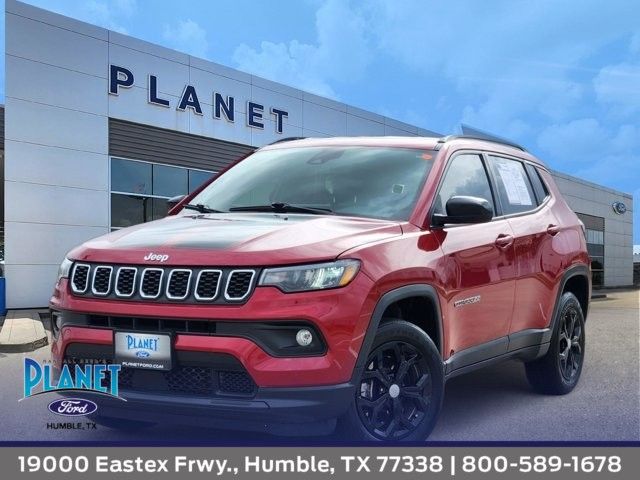 Red Hot Pearlcoat 2024 Jeep Compass Latitude 4WD SUV / Crossover Four-Wheel Drive 8-Speed Automatic