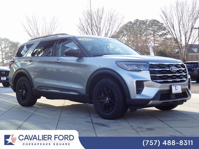 Silver Metallic 2025 Ford Explorer SUV / Crossover All-Wheel Drive Automatic