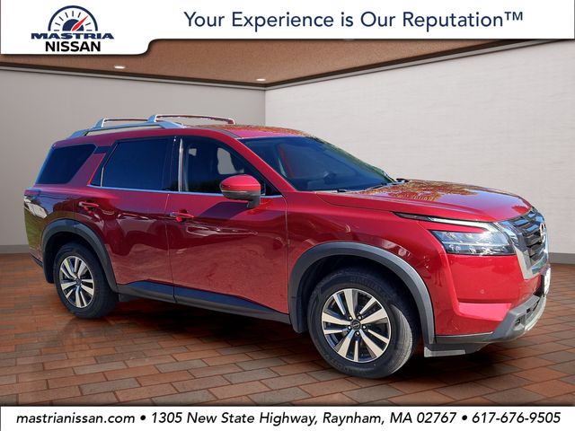 Red (Scarlet Ember Tintcoat) 2023 Nissan Pathfinder SUV / Crossover All-Wheel Drive 9-Speed Automatic