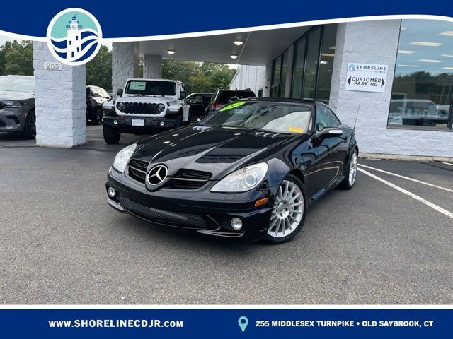 Black 2007 Mercedes-Benz SLK Convertible Rear-Wheel Drive 7-Speed Automatic