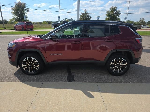 2022 Jeep Compass Limited - Velvet Red Pearlcoat exterior view 10