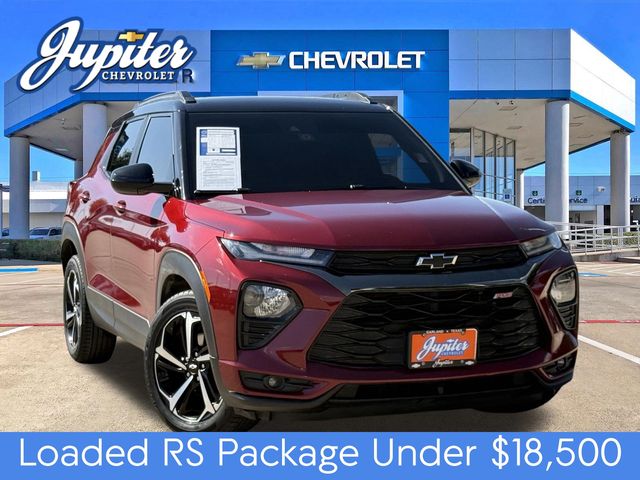 Red (Crimson Metallic) 2022 Chevrolet Trailblazer SUV / Crossover Front-Wheel Drive Continuously Variable Transmission