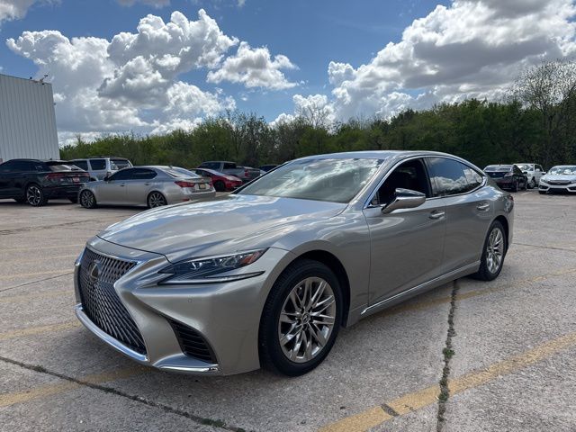 Silver 2018 Lexus LS 500 RWD Sedan Rear-Wheel Drive Automatic