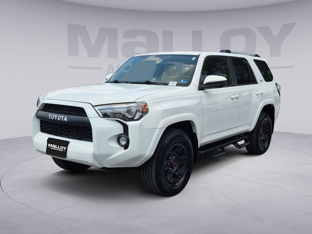 Super White 2019 Toyota 4Runner SUV / Crossover Four-Wheel Drive 5-Speed Automatic Overdrive