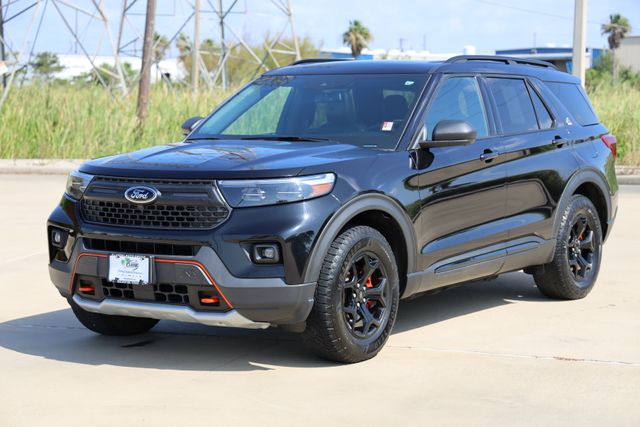 2022 Ford Explorer Timberline Black at DeMontrond Auto Country