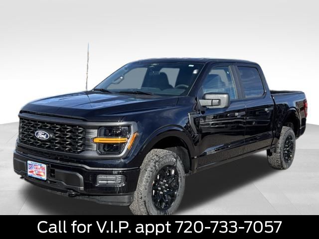 Agate Black Metallic 2026 Ford F-150 STX 4dr SuperCrew 4WD Pickup Truck Four-Wheel Drive Automatic