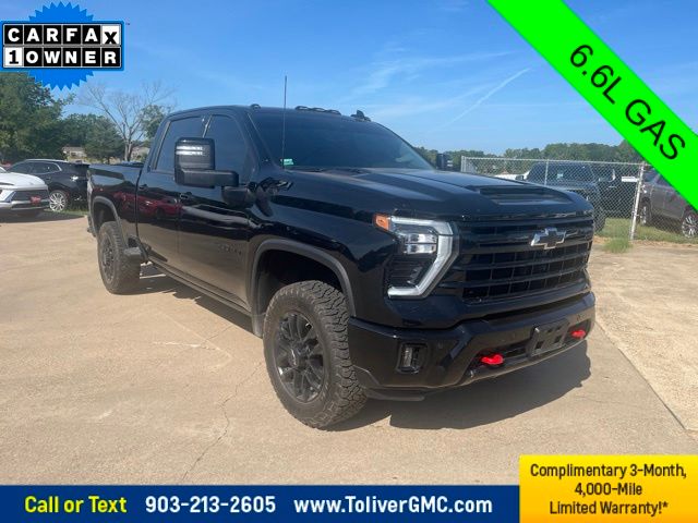 Black 2025 Chevrolet Silverado 2500HD Pickup Truck Four-Wheel Drive Automatic