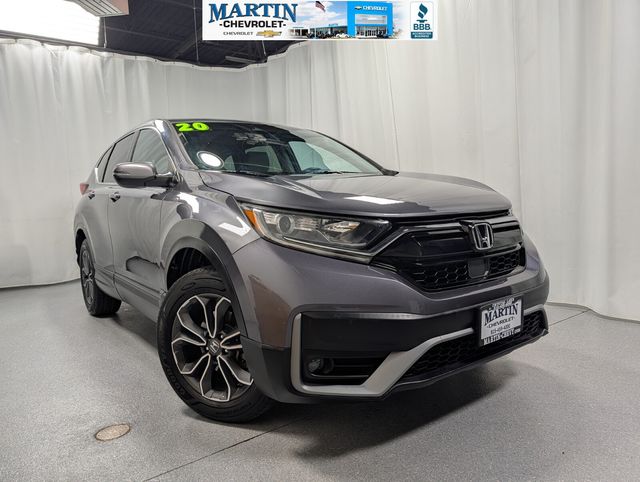 Gray (Modern Steel Metallic) 2020 Honda CR-V EX AWD SUV / Crossover All-Wheel Drive Continuously Variable Transmission