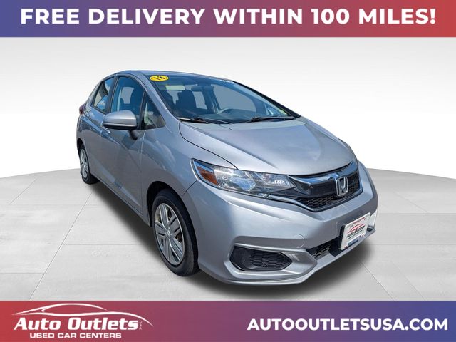 Gray 2018 Honda Fit Hatchback Front-Wheel Drive Continuously Variable Transmission