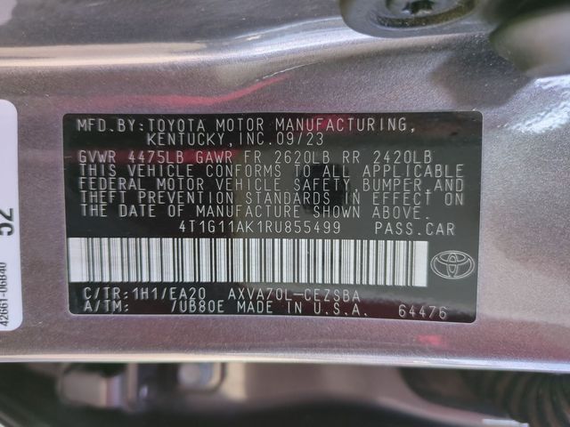 used 2024 Toyota Camry car, priced at $23,991