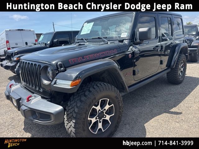 Black Clearcoat 2021 Jeep Wrangler Unlimited Rubicon 4WD SUV / Crossover Four-Wheel Drive 6-Speed Manual