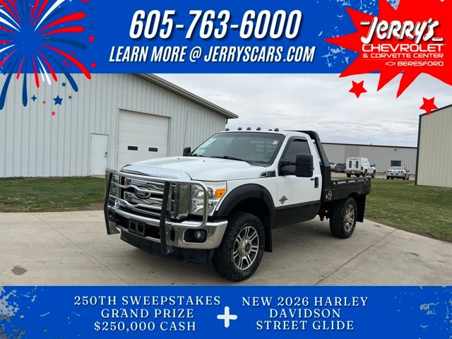 White 2012 Ford F-350 Super Duty Pickup Truck 6-Speed Automatic Overdrive