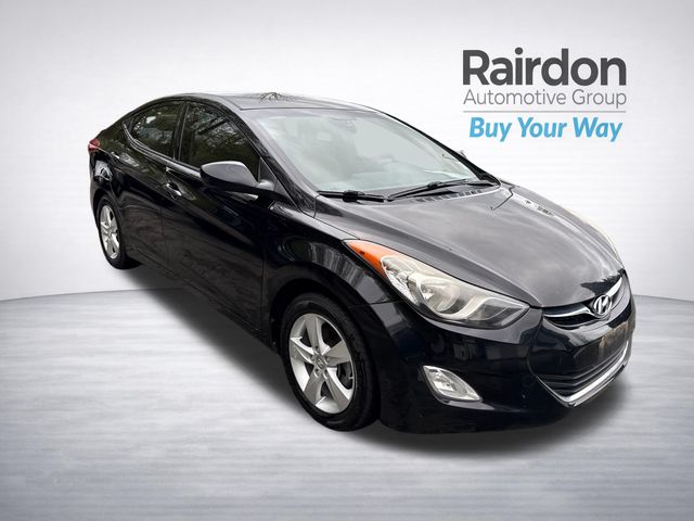 Black Diamond Pearl 2013 Hyundai Elantra GLS FWD Sedan Front-Wheel Drive 6-Speed Automatic Overdrive