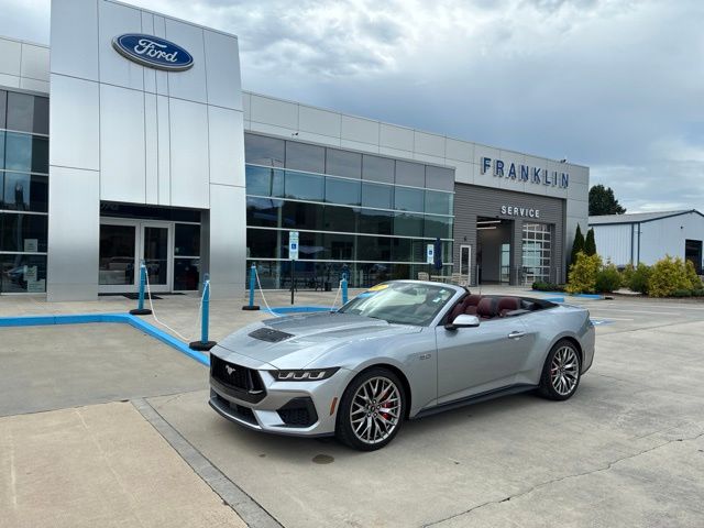 Silver Metallic 2025 Ford Mustang Convertible Rear-Wheel Drive 6-Speed Manual