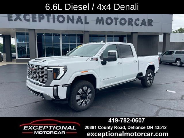 Summit White 2024 GMC Sierra 2500HD Pickup Truck Four-Wheel Drive Automatic