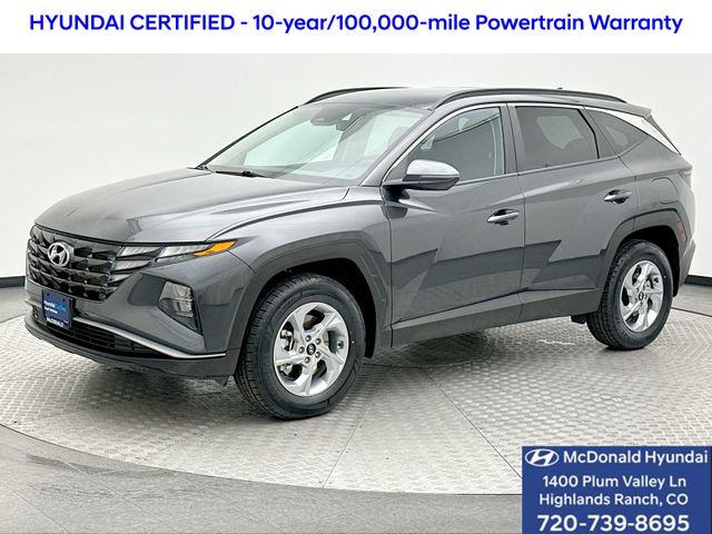 Portofino Gray 2023 Hyundai Tucson SUV / Crossover All-Wheel Drive 8-Speed Automatic