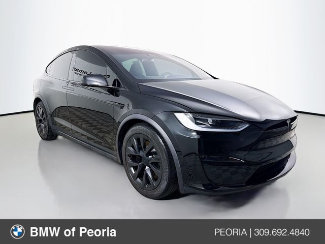 Solid Black 2023 Tesla Model X Standard Range AWD Sedan All-Wheel Drive 1-Speed Automatic