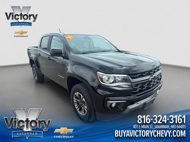 Black 2021 Chevrolet Colorado Pickup Truck Four-Wheel Drive 8-Speed Automatic