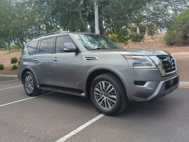Gray (Gun Metallic) 2022 Nissan Armada SUV / Crossover 4X2 7-Speed Automatic