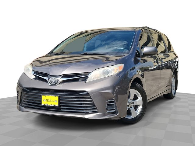 Predawn Gray Mica 2020 Toyota Sienna LE 7-Passenger FWD with Auto-Access Seat Minivan Front-Wheel Drive 8-Speed Automatic
