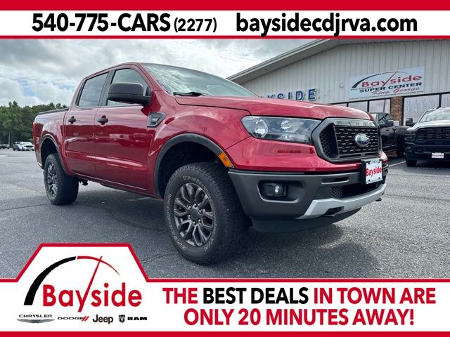 Red Metallic 2020 Ford Ranger Pickup Truck Four-Wheel Drive Automatic