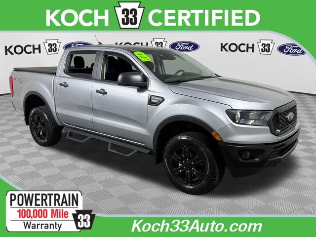 Silver Metallic 2022 Ford Ranger XL SuperCrew 4WD Pickup Truck Four-Wheel Drive Automatic