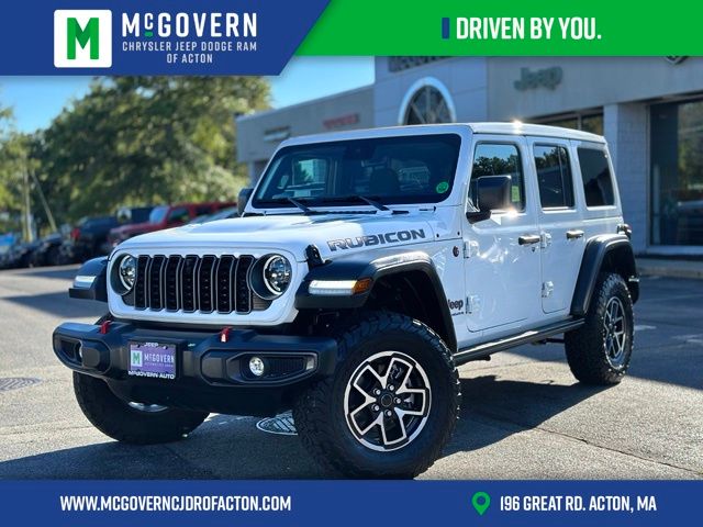 Bright White Clearcoat 2025 Jeep Wrangler SUV / Crossover Four-Wheel Drive 8-Speed Automatic