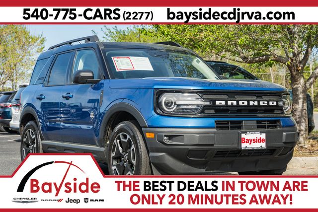 Atlas Blue Metallic 2023 Ford Bronco Sport Outer Banks AWD SUV / Crossover All-Wheel Drive 8-Speed Automatic