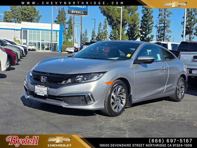 Gray 2020 Honda Civic Coupe Front-Wheel Drive Continuously Variable Transmission
