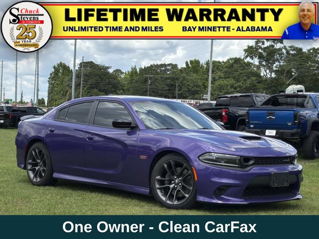 Purple (Plum Crazy Pearlcoat) 2023 Dodge Charger Scat Pack RWD Sedan Rear-Wheel Drive 8-Speed Automatic