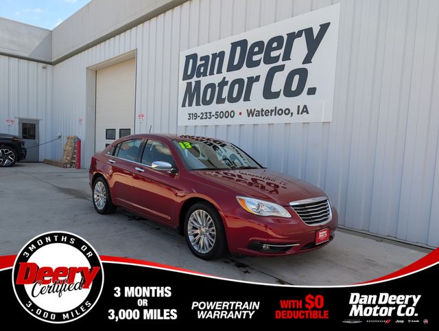Deep Cherry Red Crystal Pearlcoat 2013 Chrysler 200 Limited Sedan FWD Sedan Front-Wheel Drive 6-Speed Automatic