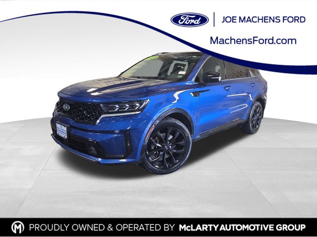 Sapphire Blue 2021 Kia Sorento SUV / Crossover Front-Wheel Drive 8-Speed Dual Clutch