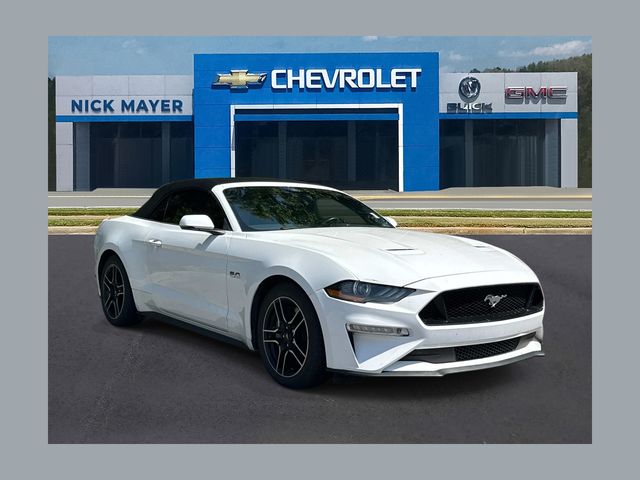 Oxford White 2023 Ford Mustang Convertible Rear-Wheel Drive Automatic