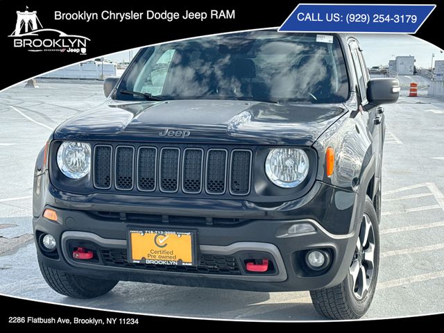 Black Clearcoat 2020 Jeep Renegade Trailhawk 4WD SUV / Crossover Four-Wheel Drive 9-Speed Automatic