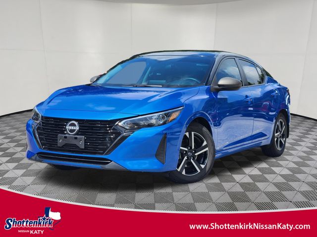Electric Blue Metallic 2025 Nissan Sentra Sedan Front-Wheel Drive Continuously Variable Transmission