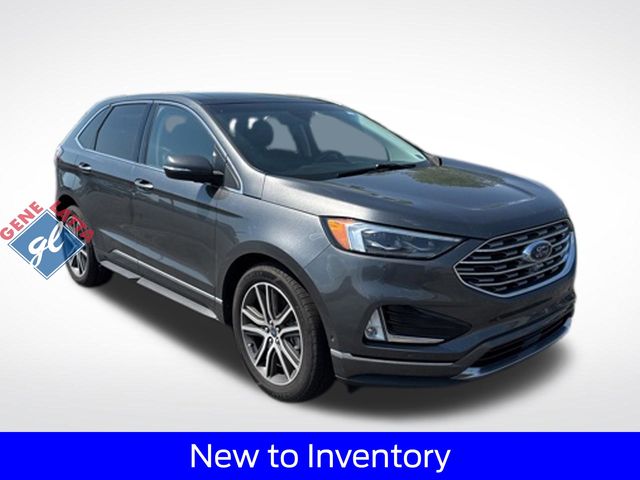 Gray (Magnetic Metallic) 2019 Ford Edge Titanium AWD SUV / Crossover All-Wheel Drive 8-Speed Automatic