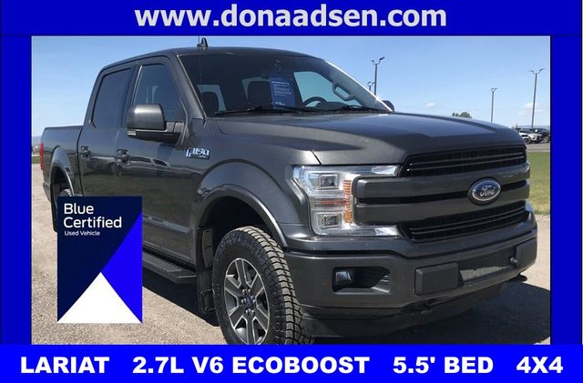 Gray (Magnetic Metallic) 2020 Ford F-150 Lariat SuperCrew 4WD Pickup Truck Four-Wheel Drive Automatic