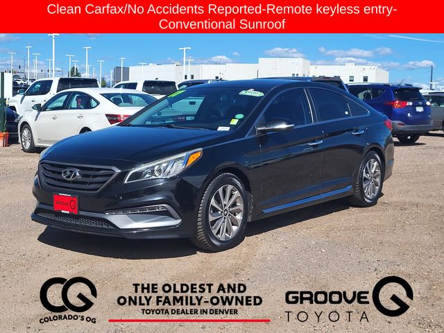 Phantom Black 2017 Hyundai Sonata Sedan Front-Wheel Drive 6-Speed Automatic