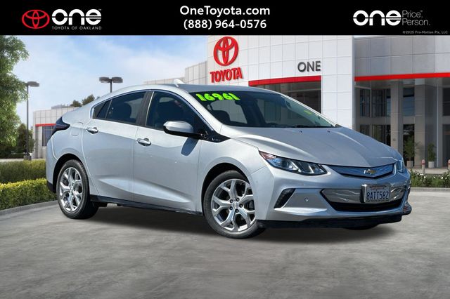 Silver Ice Metallic 2017 Chevrolet Volt Premier FWD Hatchback Front-Wheel Drive 1-Speed Automatic
