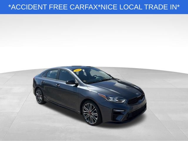 Gravity Gray 2021 Kia Forte GT FWD Sedan Front-Wheel Drive 7-Speed Automatic