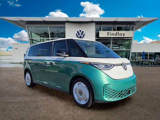 Green 2025 Volkswagen ID.Buzz Minivan All-Wheel Drive Automatic