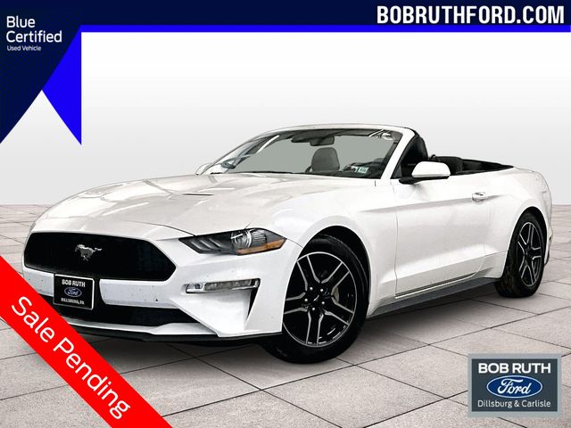 Oxford White 2021 Ford Mustang Convertible Rear-Wheel Drive Automatic