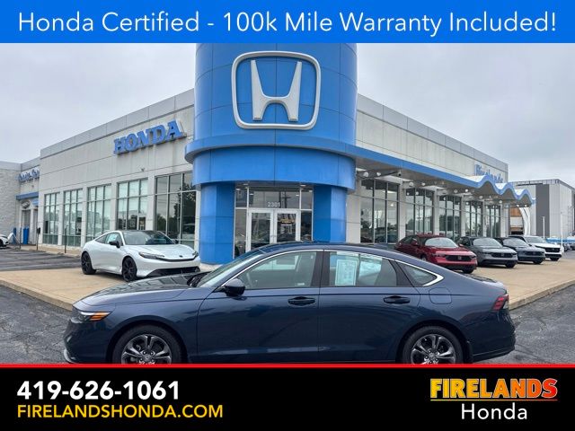 Canyon River Blue Metallic 2023 Honda Accord Sedan Front-Wheel Drive Continuously Variable Transmission