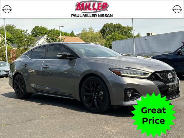 Gray (Gun Metallic) 2023 Nissan Maxima Sedan Front-Wheel Drive Continuously Variable Transmission