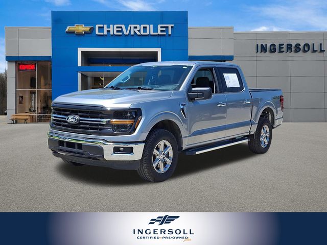 Silver 2025 Ford F-150 Pickup Truck Four-Wheel Drive Automatic
