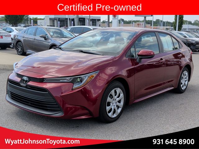 Red (Ruby Flare Pearl) 2026 Toyota Corolla Sedan Front-Wheel Drive Continuously Variable Transmission