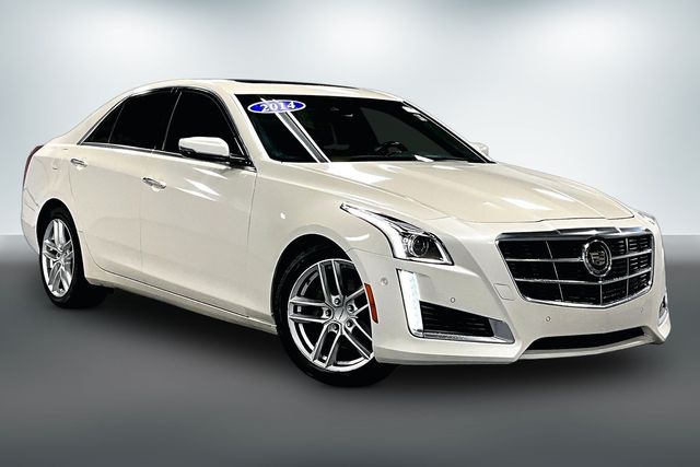 White Diamond Tricoat 2014 Cadillac CTS 2.0T Performance AWD Sedan All-Wheel Drive 6-Speed Automatic